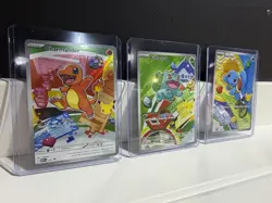 Pokemon TCG First Partner Illustration Collection Series 1 Kanto GEN 1 Starters - Image 1