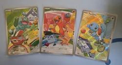 Pokemon TCG First Partner Illustration Collection Series 1 Kanto GEN 1 Starters - Image 1