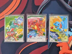 Pokemon TCG First Partner Illustration Collection Series 1 Kanto GEN 1 Starters - Image 3
