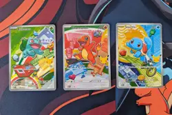Pokemon TCG First Partner Illustration Collection Series 1 Kanto GEN 1 Starters - Image 5