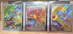 Pokemon TCG First Partner Illustration Collection Series 1 Kanto GEN 1 Starters - Image 1