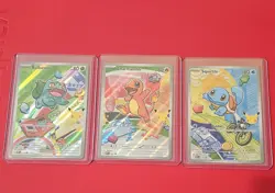 Pokemon TCG First Partner Illustration Collection Series 1 Kanto GEN 1 Starters - Image 1