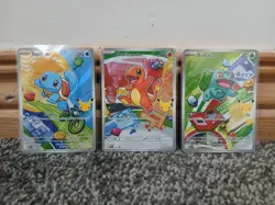 Pokemon TCG First Partner Illustration Collection Series 1 Kanto GEN 1 Starters - Image 1