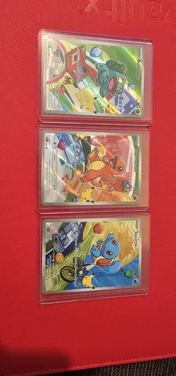 Pokemon TCG First Partner Illustration Collection Series 1 Kanto GEN 1 Starters - Image 2