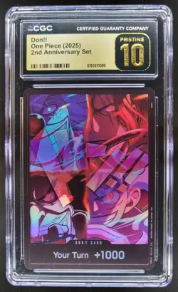 2025 ONE PIECE DON!! 2ND ANNIVERSARY SET CGC 19 PRISTINE B PT - Image 1
