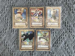 2000 One Piece Hyper Battle Luffy Zoro Nami Sanji Ussop Promo Set C-W1 to C-W5 - Image 1