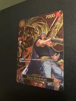 Benn Beckman (SP) Carrying On His Will OP09-009 One Piece TCG - Image 5