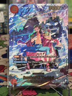 One Piece Smoker & Tashigi SP OP15 EB04-003 Adventure On Kami's Island English ! - Image 1