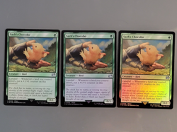 Lot of 4x Sazh's Chocobo U0200 Foil Final Fantasy MTG. NM. Never Played - Image 1