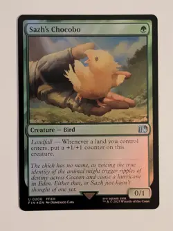 Lot of 4x Sazh's Chocobo U0200 Foil Final Fantasy MTG. NM. Never Played - Image 2