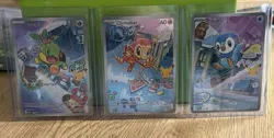 Pokemon TCG First Partner Illustration Series 1 Sinnoh Gen 4 (set of 3) Promo - Image 1