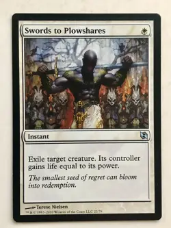 Swords to Plowshares- Magic the Gathering MTG- Elspeth Vs Tezzeret NM/M - Image 1