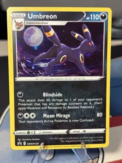 Umbreon SWSH129 SWSH: Sword & Shield Promo Cards Holo LP - Image 1