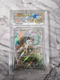 Pokemon Tcg Meowth 106/094 Me02: Phantasmal Flames Ace 10 - Image 1