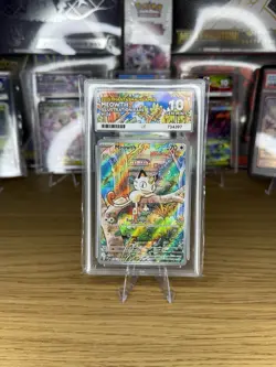 Pokemon TCG - Phantasmal Flames Meowth 106/094 ACE 10 PERFECT SUBS - Image 1