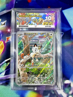 Meowth 106/094 - Phantasmal Flames ACE 10 GEM MINT - Pokemon TCG - Image 1