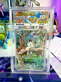 Meowth 106/094 - Phantasmal Flames ACE 10 GEM MINT - Pokemon TCG - Image 3