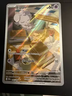 Espurr 095/088 Perfect Order Illustration Rare Pokemon TCG Card - Pack Fresh - Image 1