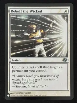 1x MTG Rebuff the Wicked - The List Reprints (LIST) (PLC) #12 - Magic - Image 1