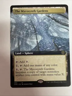 The Mycosynth Gardens Extended Art #402 Rare Phyrexia: All Will Be One - Image 1