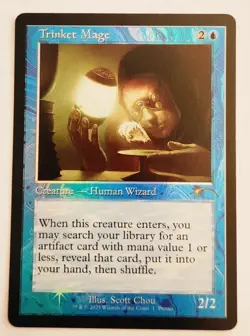 Trinket Mage Retro Foil MTG Promo #1 NM+ - Image 1