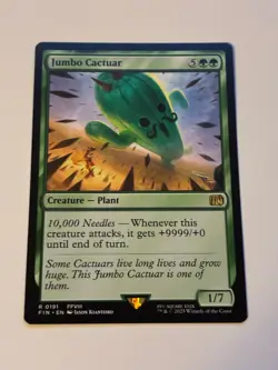 Jumbo Cactuar 0191 MTG - FINAL FANTASY - Regular, Rare - Near Mint - Image 1
