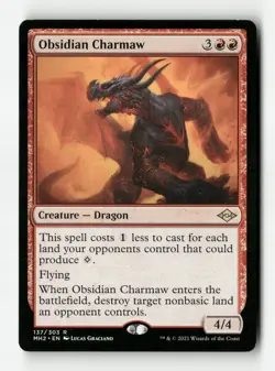 Obsidian Charmaw - Modern Horizons 2 - #137 - Non-Foil - NM - MTG - Image 1