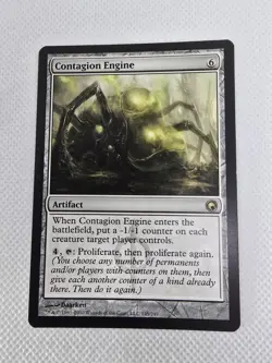 Wizards Contagion Engine Scars of Mirrodin Artifact Rare Regular 145 - Image 1