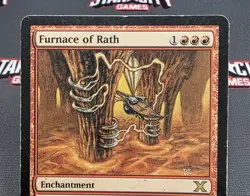 MTG Furnace of Rath- DAMAGED -10th Edition Magic the Gathering Card #204 - Image 3