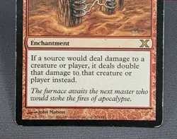 MTG Furnace of Rath- DAMAGED -10th Edition Magic the Gathering Card #204 - Image 4