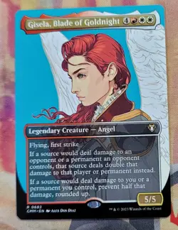 Gisela, Blade of Goldnight (Borderless) MTG Commander Masters (CMM) (NM) - Image 1