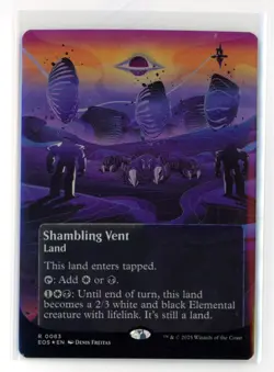 MtG EoS Shambling Vent #83 Stellar Sights Poster Borderless FOIL - Image 1