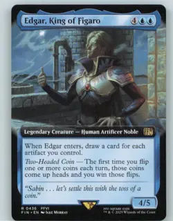 Edgar, King of Figaro (Extended Art) 436 FINAL FANTASY Magic: The Gathering NM - Image 1