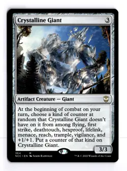 Crystalline Giant 364 Commander: Streets of New Capenna R MTG LP - Image 1