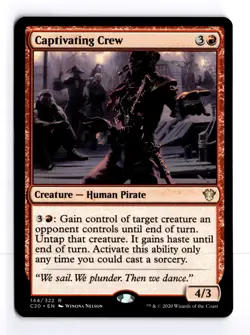 Captivating Crew 144 Commander 2020 R MTG LP - Image 1