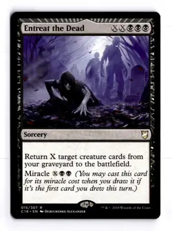 Entreat the Dead 15 Commander 2018 R MTG LP - Image 1