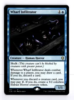 Wharf Infiltrator 737 Commander Legends: Battle for Baldur's Gate R MTG LP - Image 1