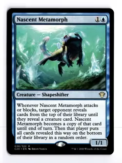 Nascent Metamorph 36 Commander 2020 R MTG LP - Image 1