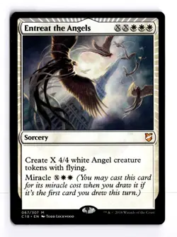 Entreat the Angels 67 Commander 2018 M MTG LP - Image 1