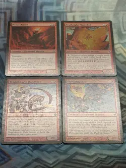 Foil Elementals- Brighthearth Banneret Smokebraider Nova Chaser Flamekin LP-/MP+ - Image 4
