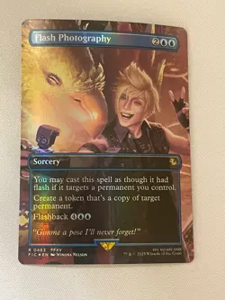 Flash Photography - Final Fantasy #463 - Borderless - NM - Foil - MTG - Image 1