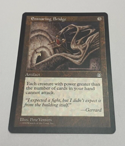 MTG Stronghold - 1x Ensnaring Bridge - LP - Image 1