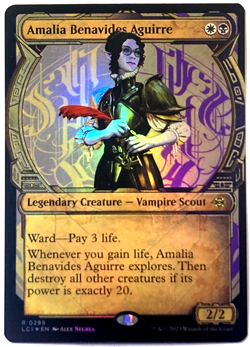 MTG Amalia Benavides Aguirre SHOWCASE FOIL The Lost Caverns of Ixalan 299 NM - Image 1