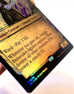 MTG Amalia Benavides Aguirre SHOWCASE FOIL The Lost Caverns of Ixalan 299 NM - Image 2