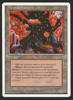 ***Mishra's Factory** MTG 4th Edition Kid Icarus - Image 1