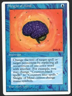 ***Sleight of Mind** MTG Alternate 4th Edition Kid Icarus - Image 1