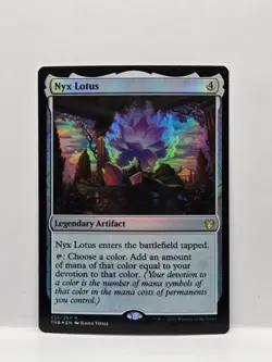 Nyx Lotus Theros Beyond Death Foil MTG TCG MP - Image 1