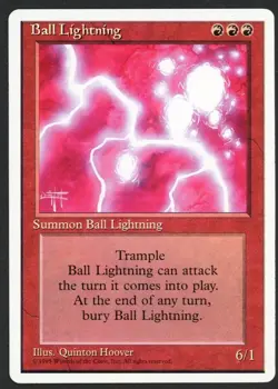 ***Ball Lightning** MTG Alternate 4th Edition Kid Icarus - Image 1