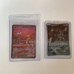 Pokemon Cards TCG Mew & Mewtwo SVP 151 052, 053 Black Star Promo NM *SEALED* - Image 5
