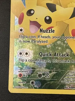 Pokemon Pikachu TCG Generations Holo Full Art Radiant Collection RC29/32 Nm - Image 5